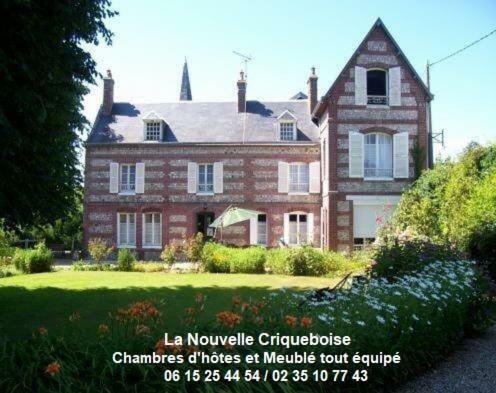 La Nouvelle Criqueboise Bed and Breakfast Criquebeuf-en-Caux Εξωτερικό φωτογραφία